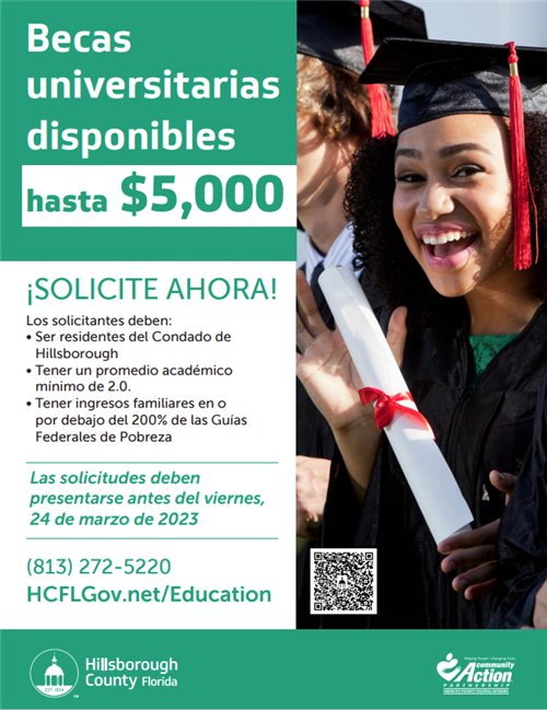 Scholarship Flyer Spa